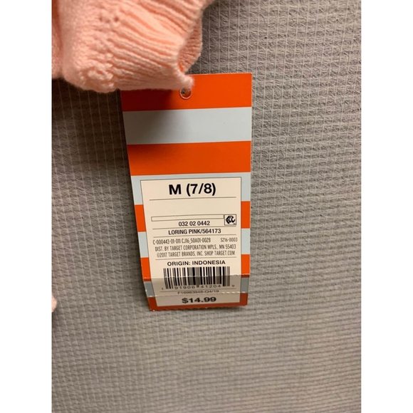 Girls pink short sleeve open front cardigan Sz XS, S, or M - Picture 6 of 7